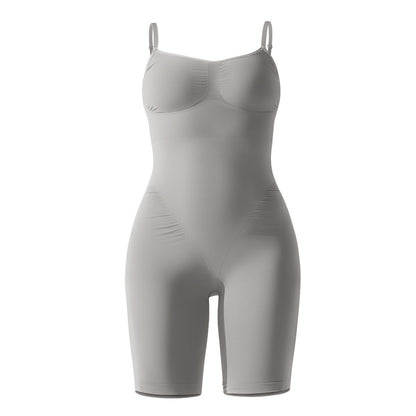 High Elastic Jumpsuit Shorts Sports Running Fitness Clothes Women null
