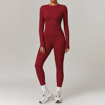 Tight-fitting Brushed Yoga Suit Quick-drying Fitness Clothes null