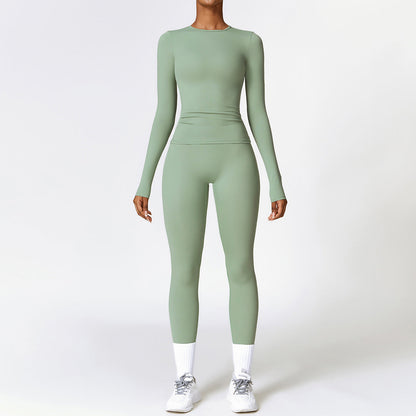 Tight-fitting Brushed Yoga Suit Quick-drying Fitness Clothes null
