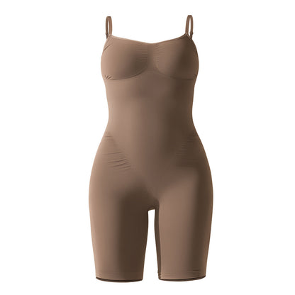 High Elastic Jumpsuit Shorts Sports Running Fitness Clothes Women null