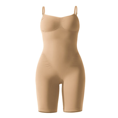 High Elastic Jumpsuit Shorts Sports Running Fitness Clothes Women null