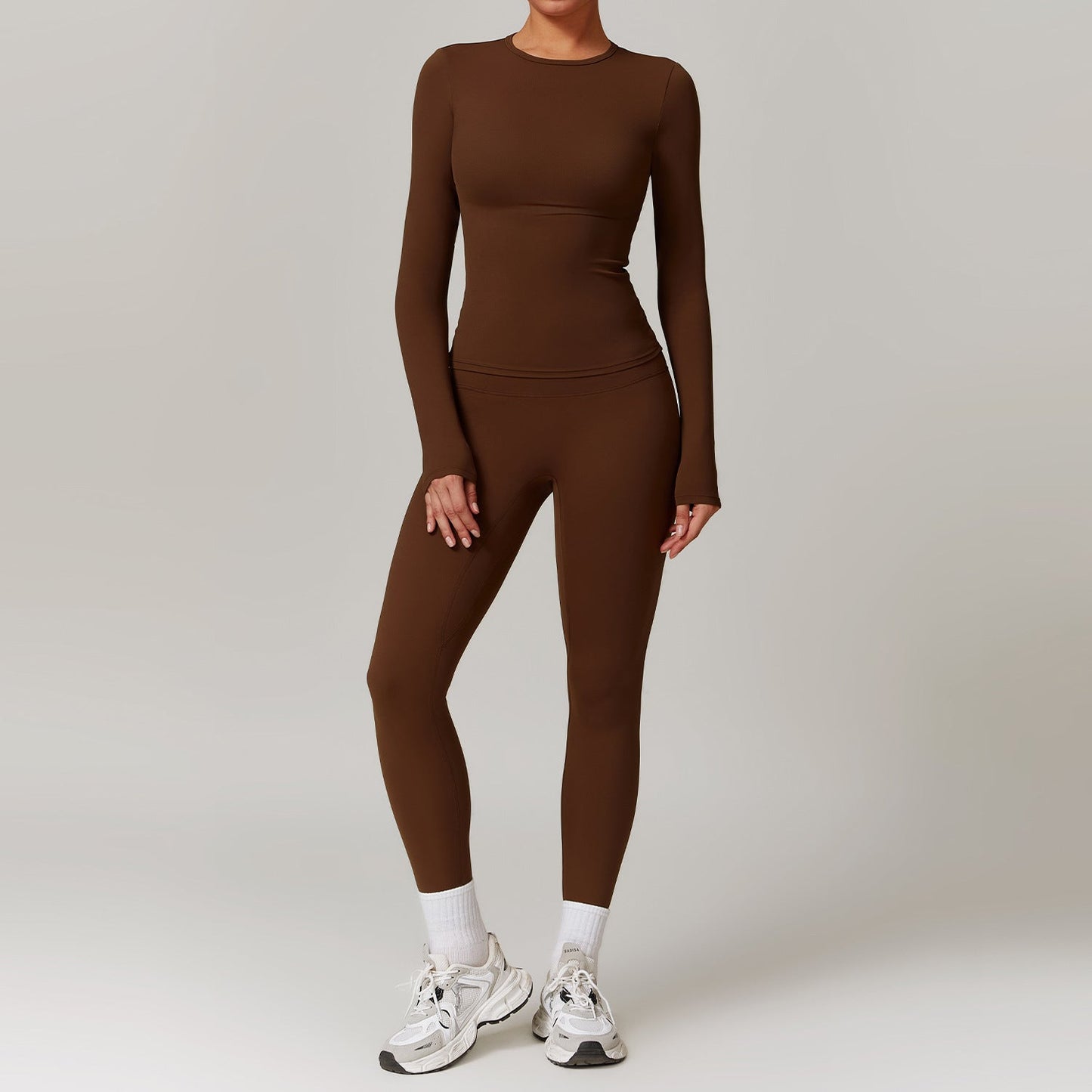 Tight-fitting Brushed Yoga Suit Quick-drying Fitness Clothes null