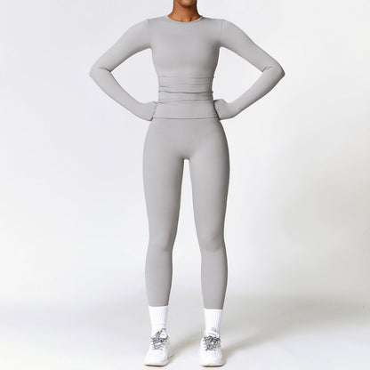 Tight-fitting Brushed Yoga Suit Quick-drying Fitness Clothes null