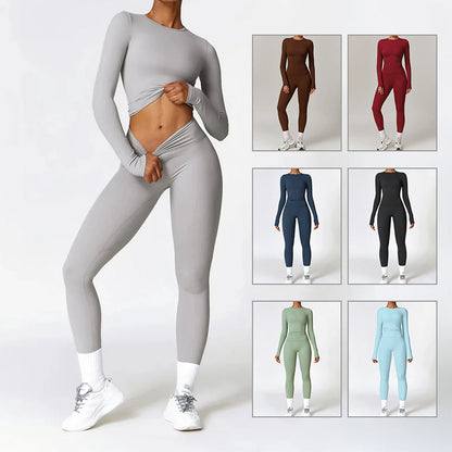 Tight-fitting Brushed Yoga Suit Quick-drying Fitness Clothes null