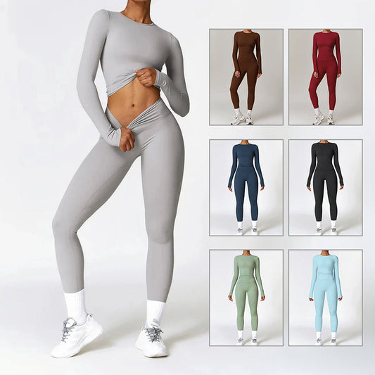 Tight-fitting Brushed Yoga Suit Quick-drying Fitness Clothes null