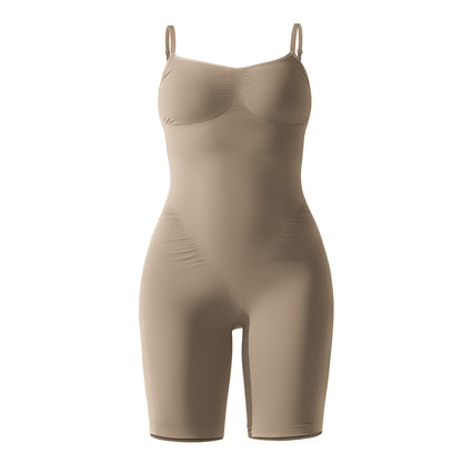 High Elastic Jumpsuit Shorts Sports Running Fitness Clothes Women null