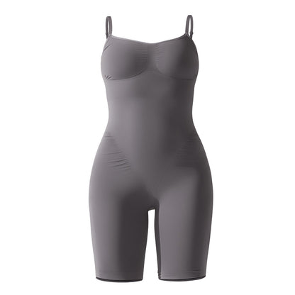 High Elastic Jumpsuit Shorts Sports Running Fitness Clothes Women null