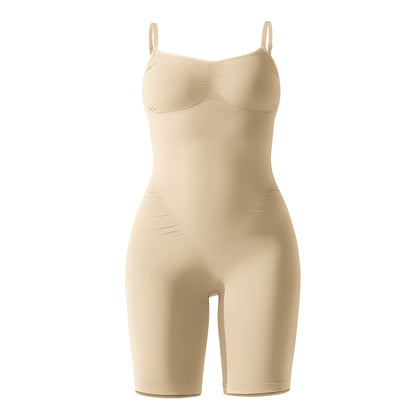 High Elastic Jumpsuit Shorts Sports Running Fitness Clothes Women null